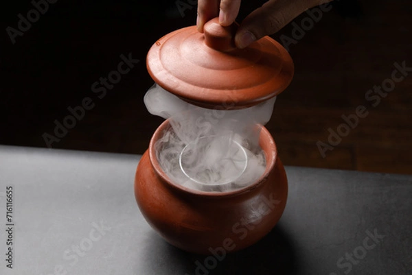 Obraz Steaming curry dish