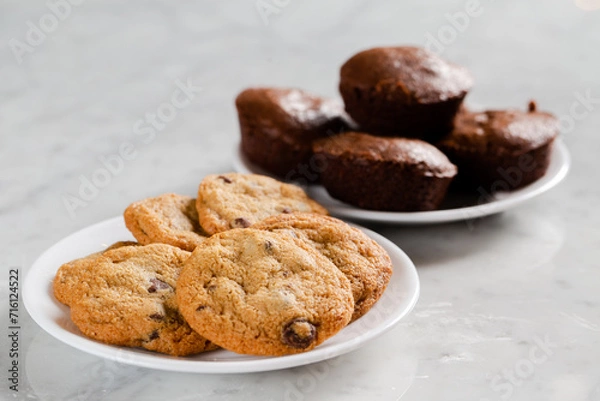 Obraz Cookies and brownies