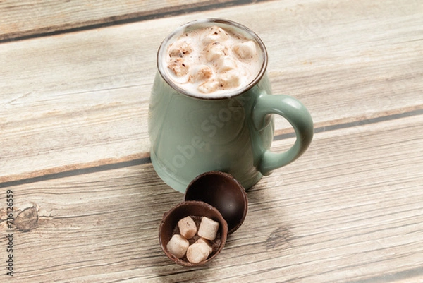 Obraz Marshmallow hot chocolate