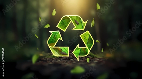 Fototapeta Environmental protection background, world environment day background, protect the environment