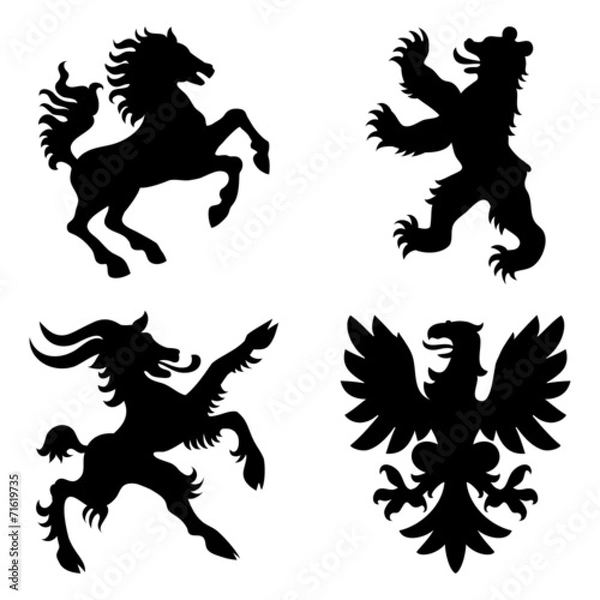 Fototapeta Heraldry Animals
