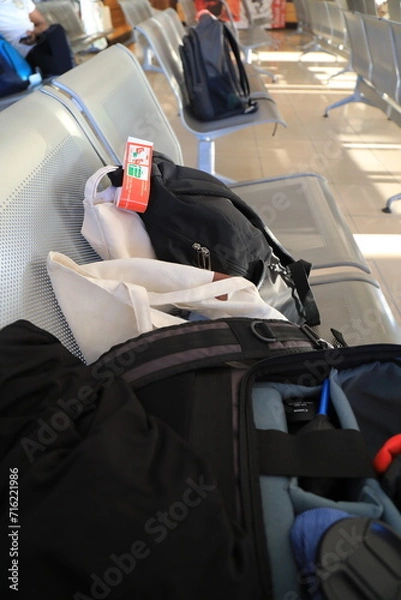 Obraz bags on the bench