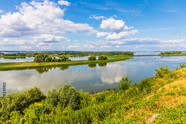 Obraz Views of the Volga River in the Bolgar Historical and Archaeological Complex near Kazan, Russia