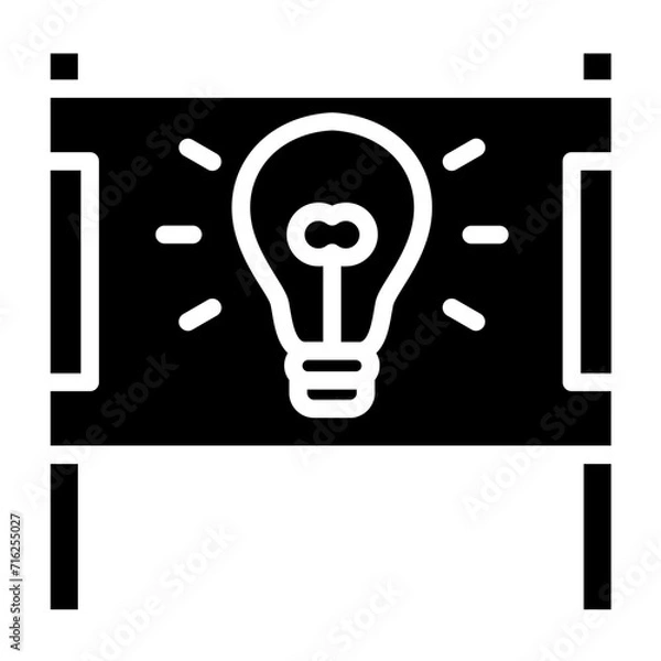 Fototapeta Pitching Event Icon Style