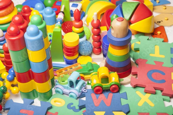 Obraz very many toys