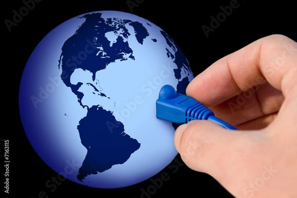 Obraz World connected