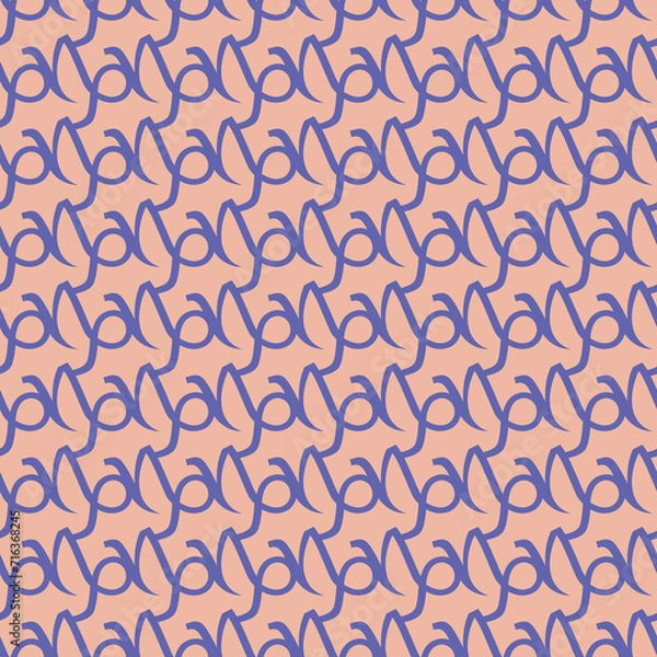 Fototapeta Seamless pattern background, design vector Textile fabric print 