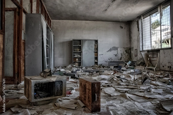 Obraz opuszczone biuro