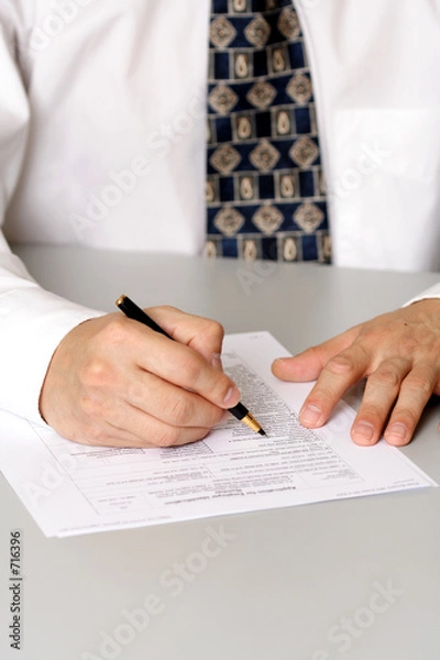 Obraz businessman at work