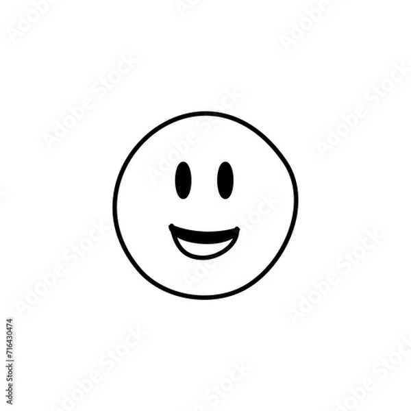 Obraz Doodle emoticon