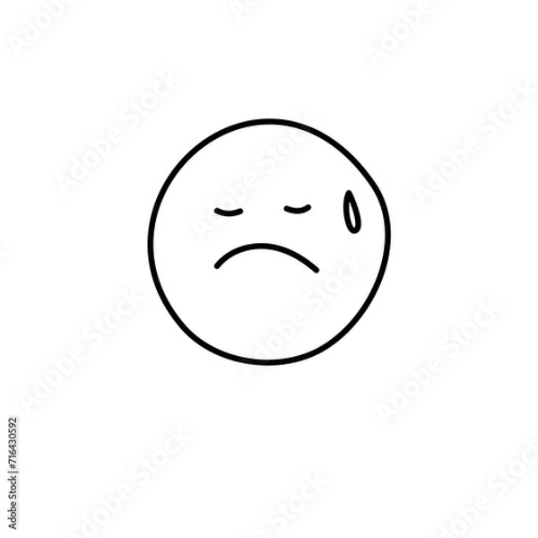 Obraz Doodle emoticon