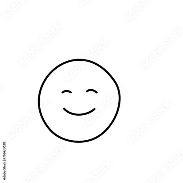 Obraz Doodle emoticon