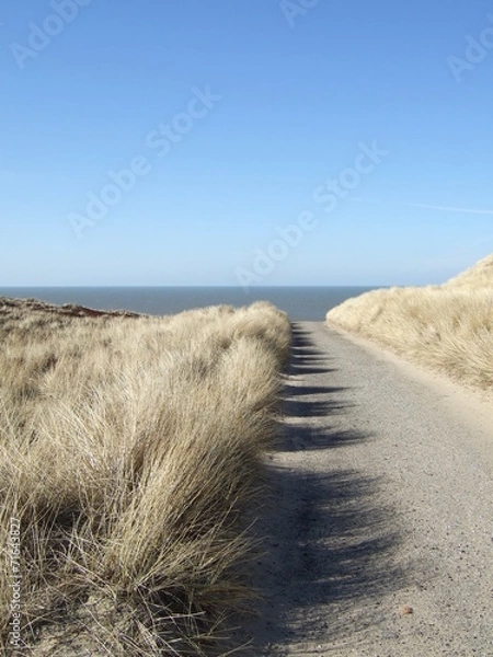 Obraz Straße zum Strand