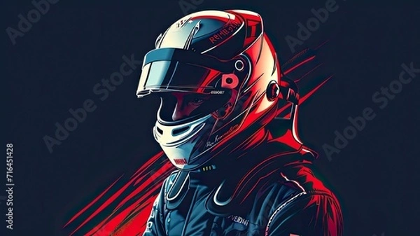 Fototapeta Formula 1 Driver