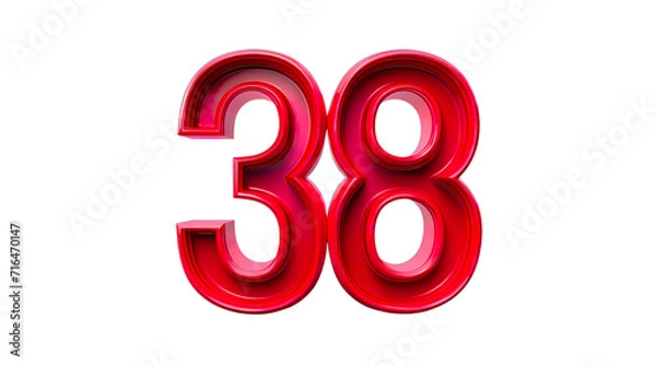 Fototapeta 3d numbers