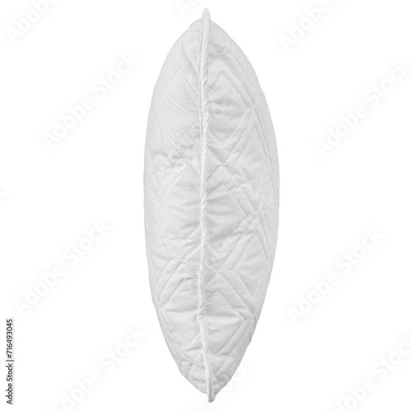 Obraz Comfortable white pillow isolated on white background