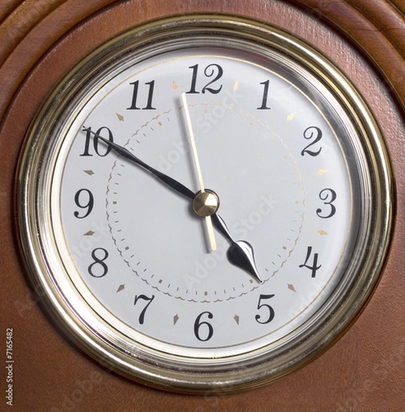 Fototapeta Almost quiting time clock at 4:50