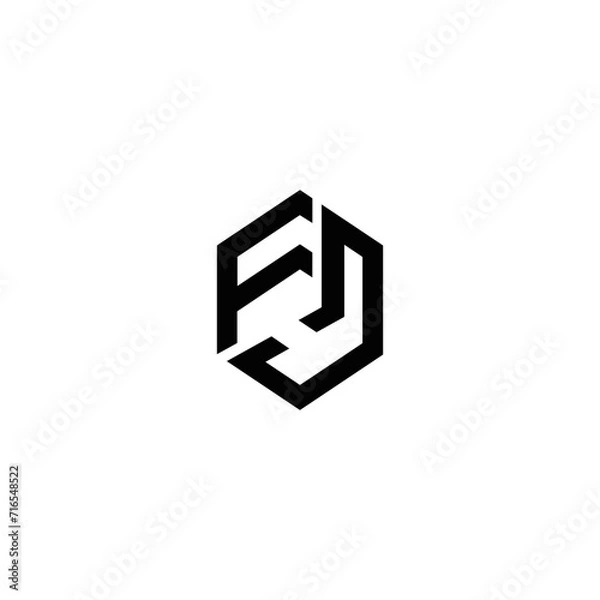 Fototapeta FC logo. F C design. White FC letter. FC, F C letter logo  FC design. Initial letter FC linked circle uppercase monogram logo. F C letter logo FC vector design. FC letter logo design five style.	
