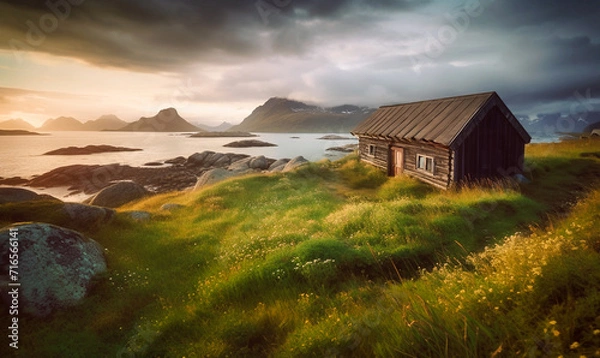 Obraz Einsame Hütte in Kanada