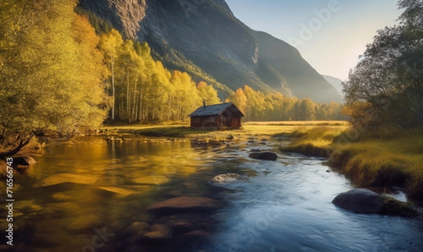 Obraz Einsame Hütte in Kanada