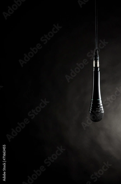 Obraz Wiszący mikrofon