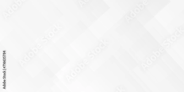 Fototapeta 	
Modern abstract white curve square lines triangle technology backdrop. white light grey background. Space design concept. Decorative web layout poster, banner. White grey background vector design.
