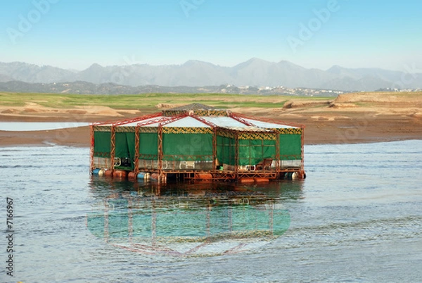 Obraz Hotel Floating in water