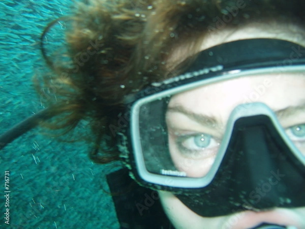 Obraz diver's face