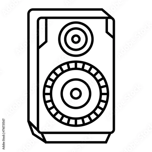 Fototapeta Speaker Laptop