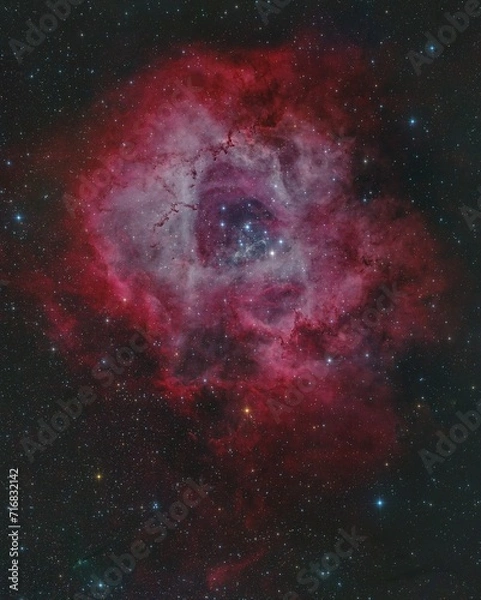 Obraz Rosette Nebula in true color