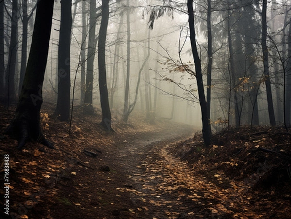 Obraz morning in the forest