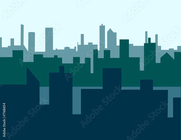 Fototapeta Hazy Skyline