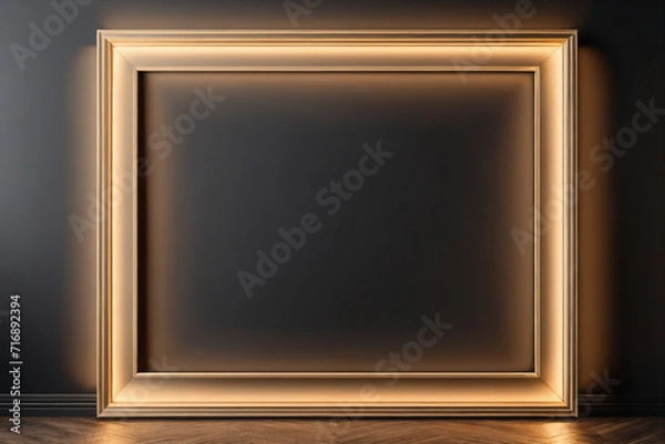 Fototapeta Empty frame for photo or invitation - Mockup