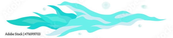 Fototapeta Laser gun blast effect. Magic plasma force