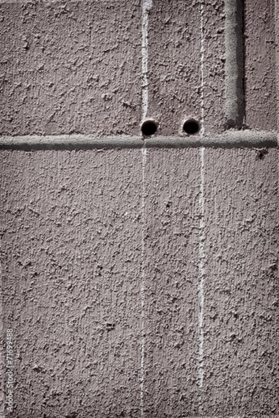 Obraz two holes in brick wall