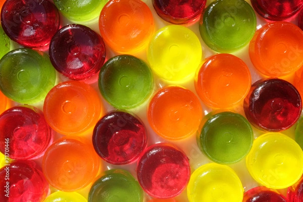 Obraz Multi-coloured hardy candy background