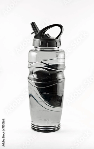 Obraz Black and gray water bottle