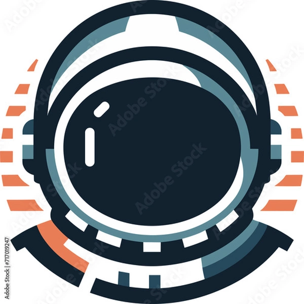 Fototapeta minimalistic astronaut png with no background

