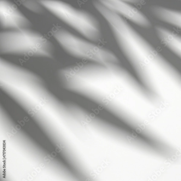 Fototapeta Shadow overlay effect of tree and leaves.