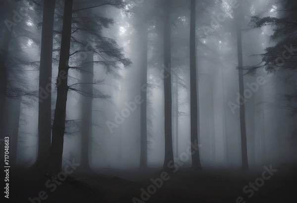 Obraz Foggy forest