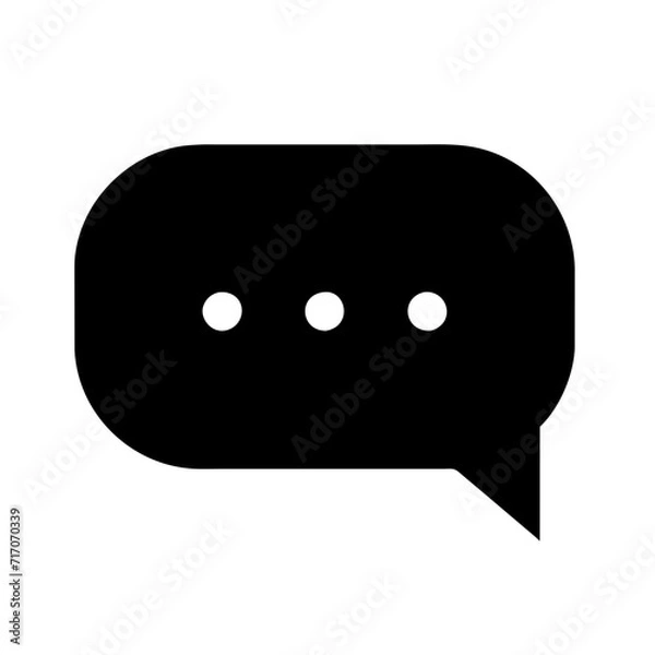 Fototapeta chat icon