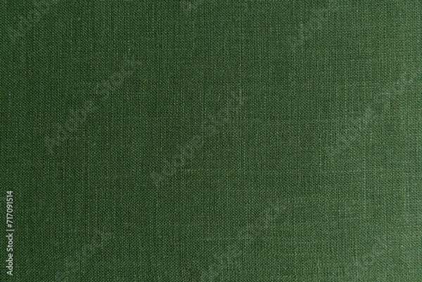 Obraz Green linen fabric texture, textile pattern