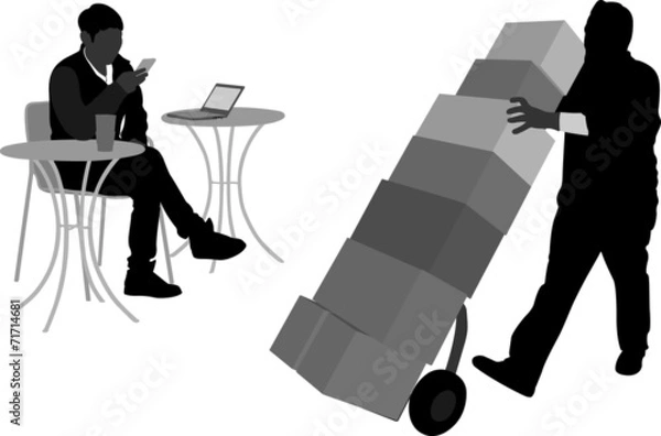 Obraz Coffee Shop Delivery