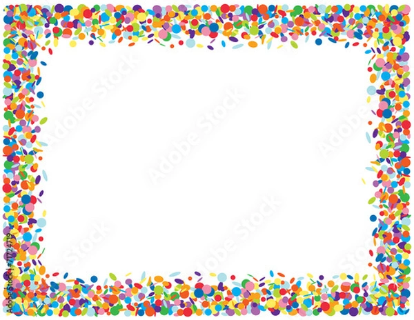Obraz Confetti frame