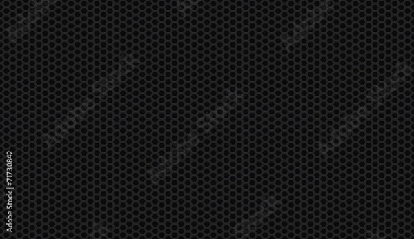 Obraz Seamless black honeycomb background