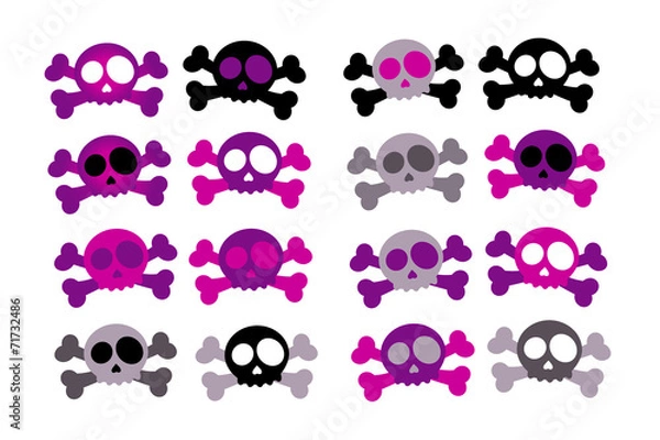 Obraz Girly Skulls