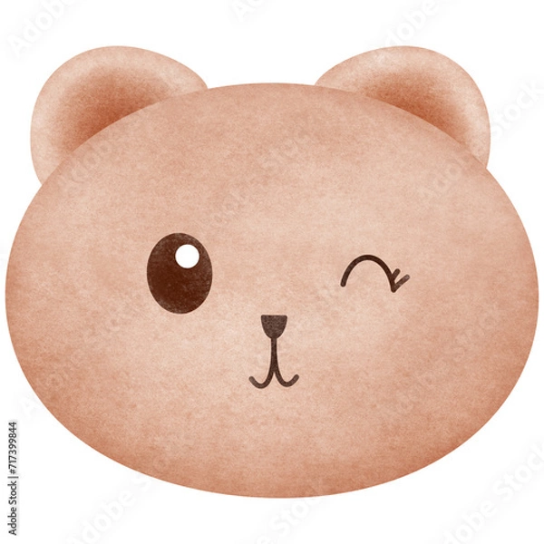 Obraz Bear face happy