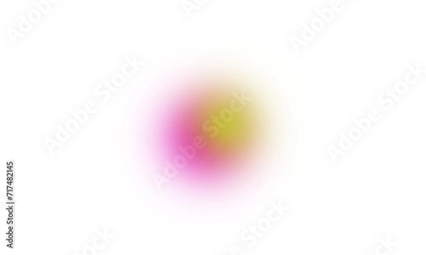 Fototapeta Blur Gradient Circle transparent PNG ball gradient Shining circle holographic blurred circles rainbow color dots. Abstract design elements