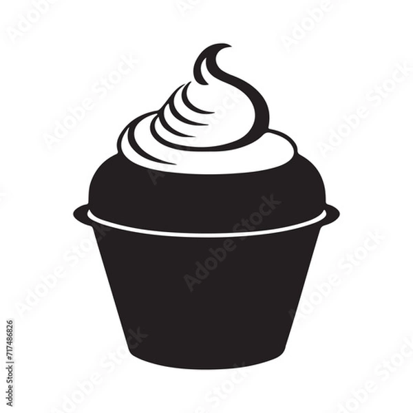 Fototapeta Cupcake Icon