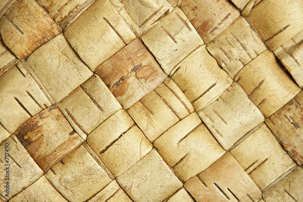 Fototapeta wicker birch texture